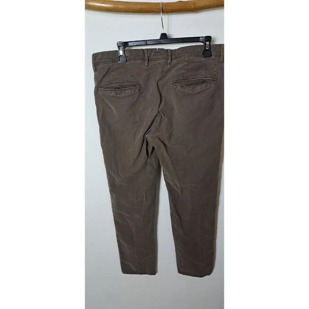 Incotex Chino Pants Brown Cotton Stretch Comfort Slim‎ Fit Slowear Size 3…